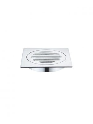 Chrome Shower Floor Grate 80mm