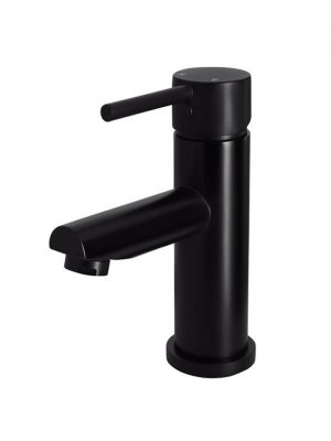 Round Matte Black Basin Mixer