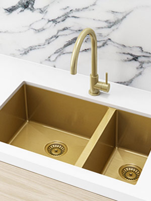 Kitchen Sink Brushed Bronze