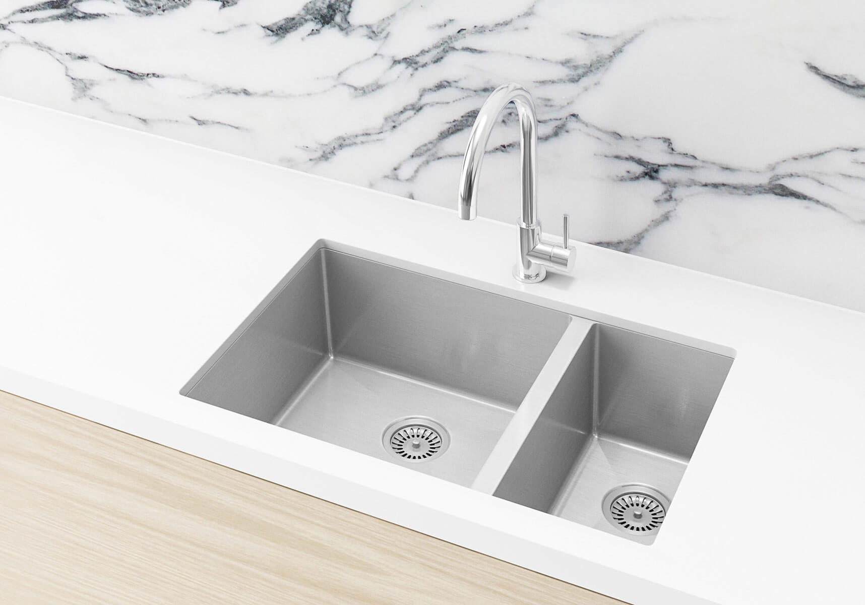 brushed nickel bathroom sink fitting