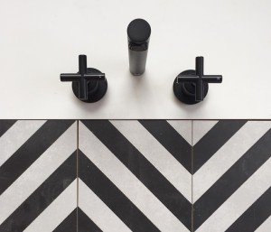 Matte black taps by Meir Australia