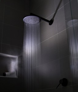 Meir round matte black shower MA0204 cropped